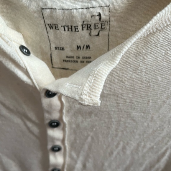 Free People We The Free Game Time Henley M NWT - Picture 5 of 5
